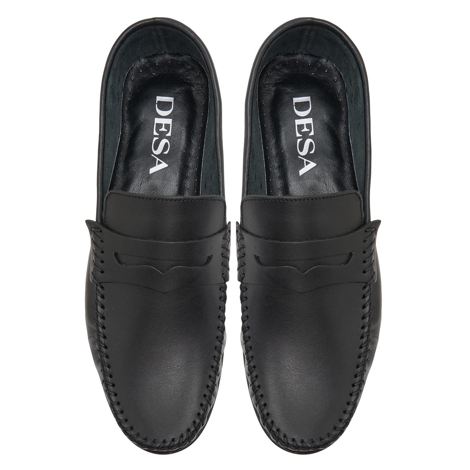 Siyah Castor Erkek Deri Loafer 2010047327001