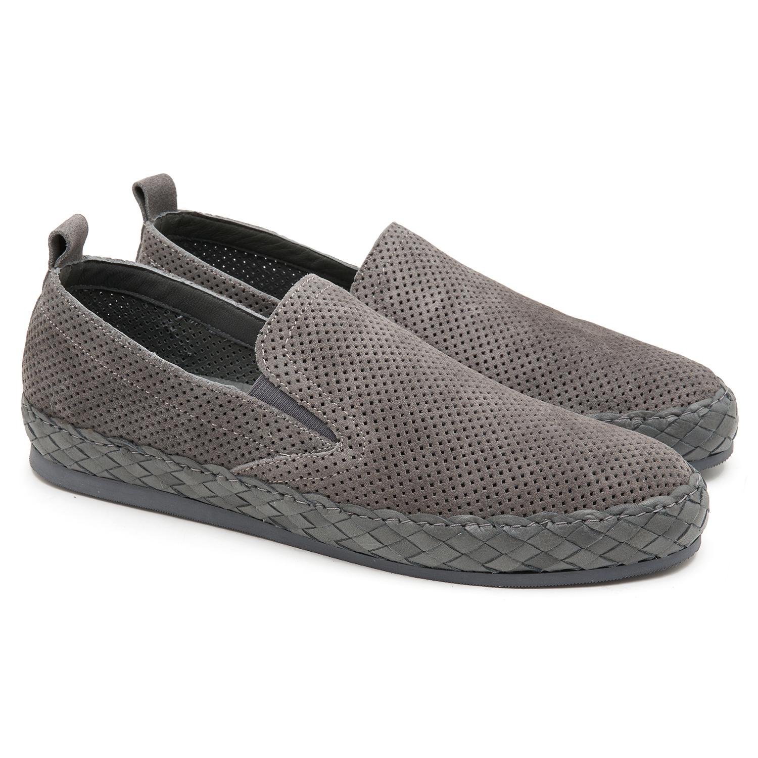 Felix Gri Erkek Deri Loafer 2010047140001