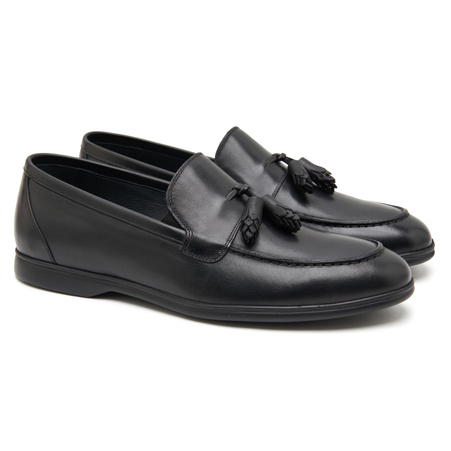 Siyah Vino Erkek Deri Loafer 2010047350001