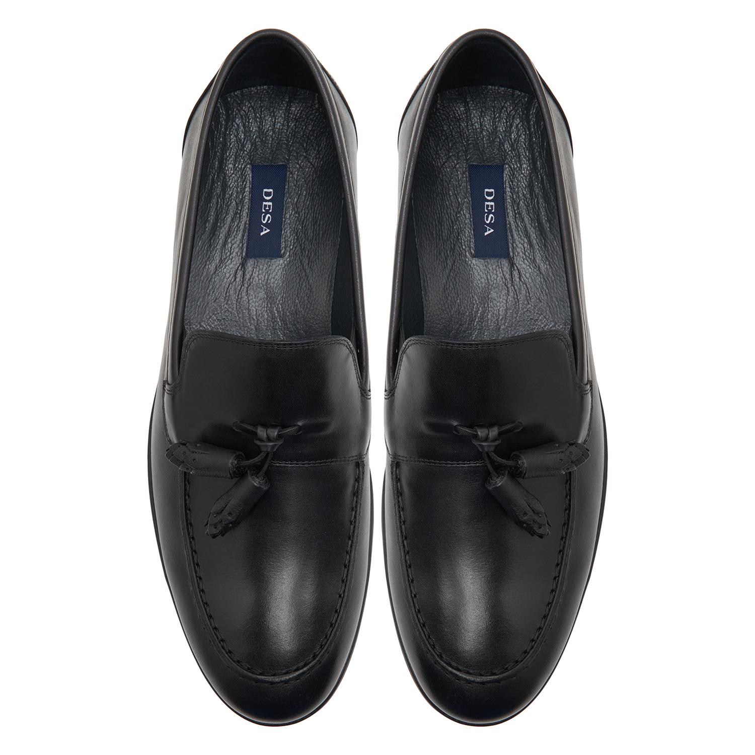 Siyah Vino Erkek Deri Loafer 2010047350001
