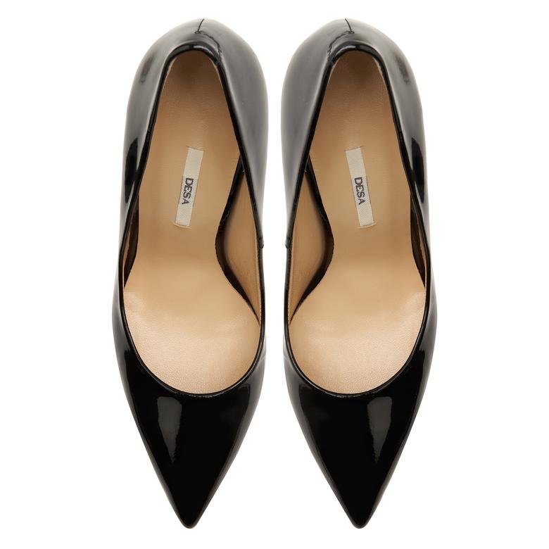 Siyah Trella Kadın Deri Klasik Ayakkabı 2010047575001