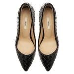 Siyah Alba Kadın Deri Klasik Ayakkabı 2010047677001