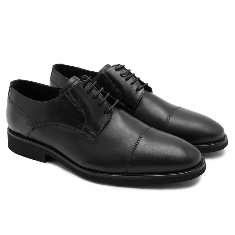 Dione Siyah Erkek Deri Klasik Ayakkabı 2010048185003