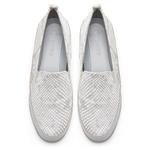 Lisa Comfort Gümüş Kadın Egzotik Deri Günlük Ayakkabı 2010048830007