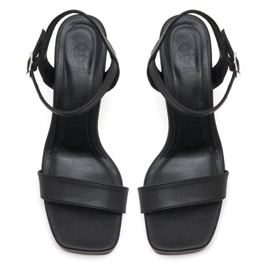 Dolla Siyah Kadın Platformlu Sandalet 2010049133005