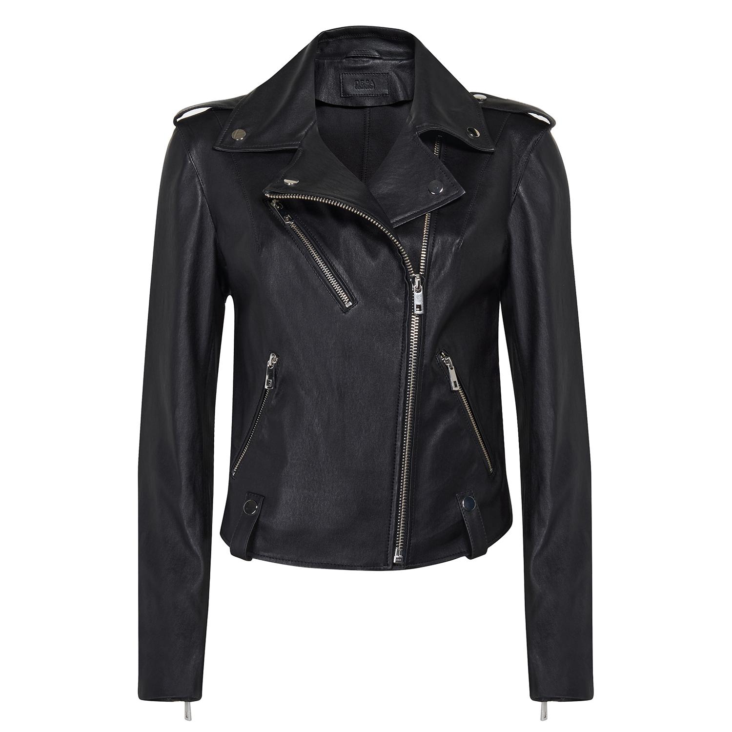 Dessey Kadın Deri Streç Biker Ceket 1010030042005