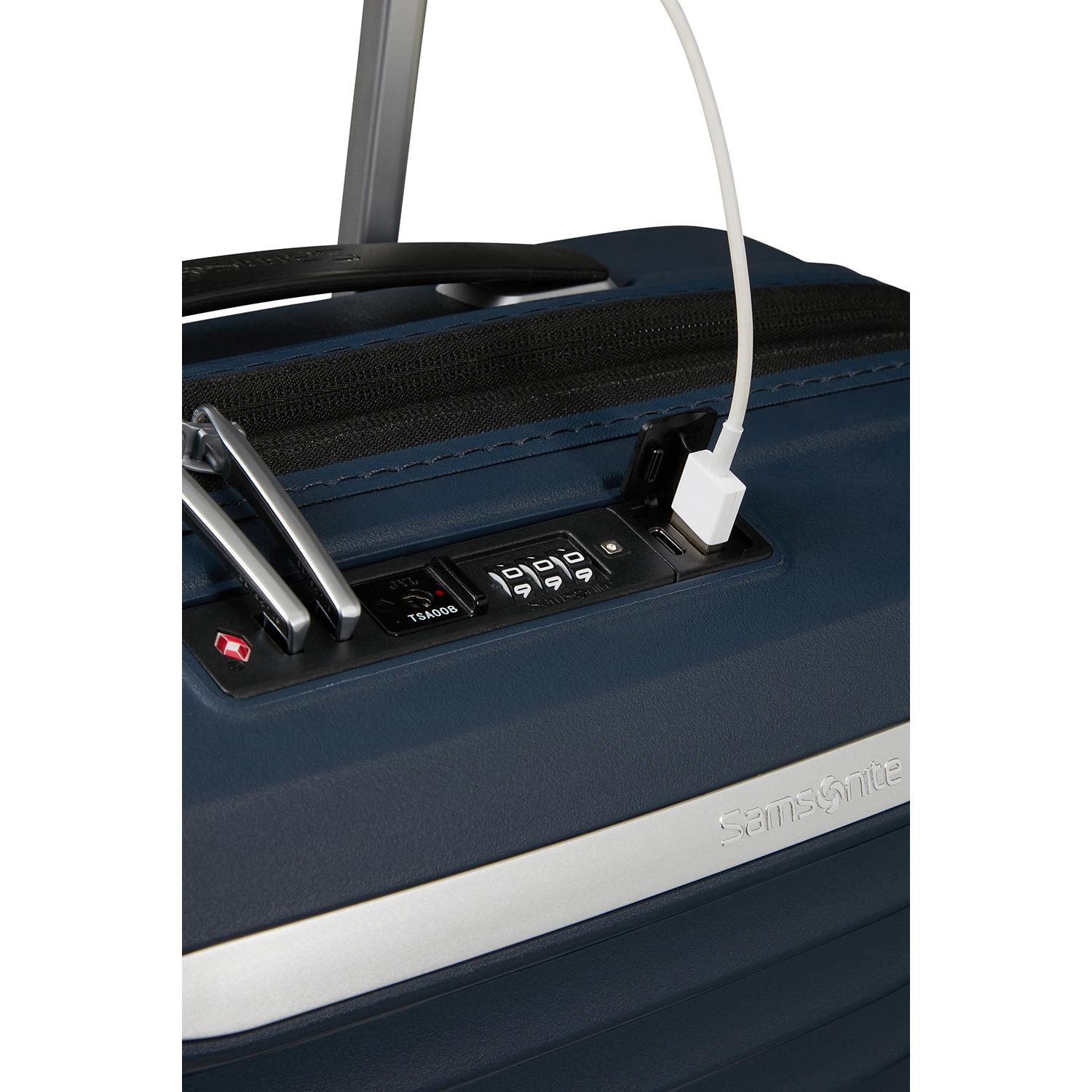 Samsonite Upscape - 4 Tekerlekli Körüklü Kabin Boy Valiz 55cm 2010049388001