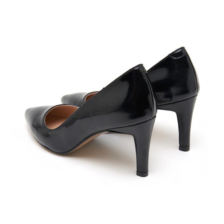 Danza Siyah Kadın Rugan Klasik Ayakkabı 2010049104004