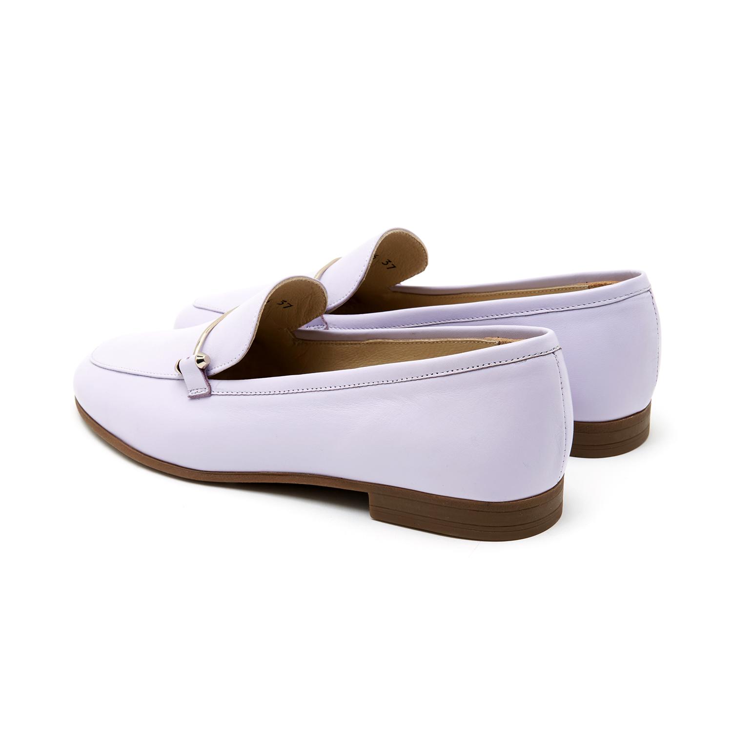 Bernardette Lila Kadın Deri Loafer 2010048781022