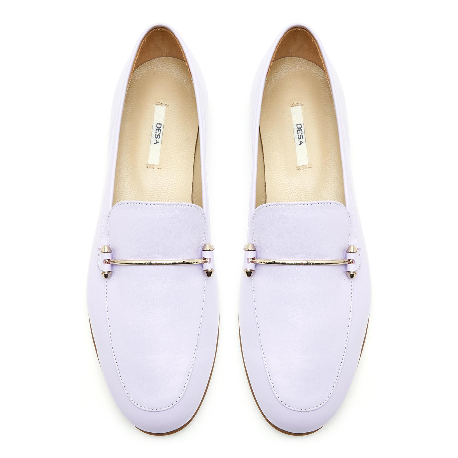 Bernardette Lila Kadın Deri Loafer 2010048781022