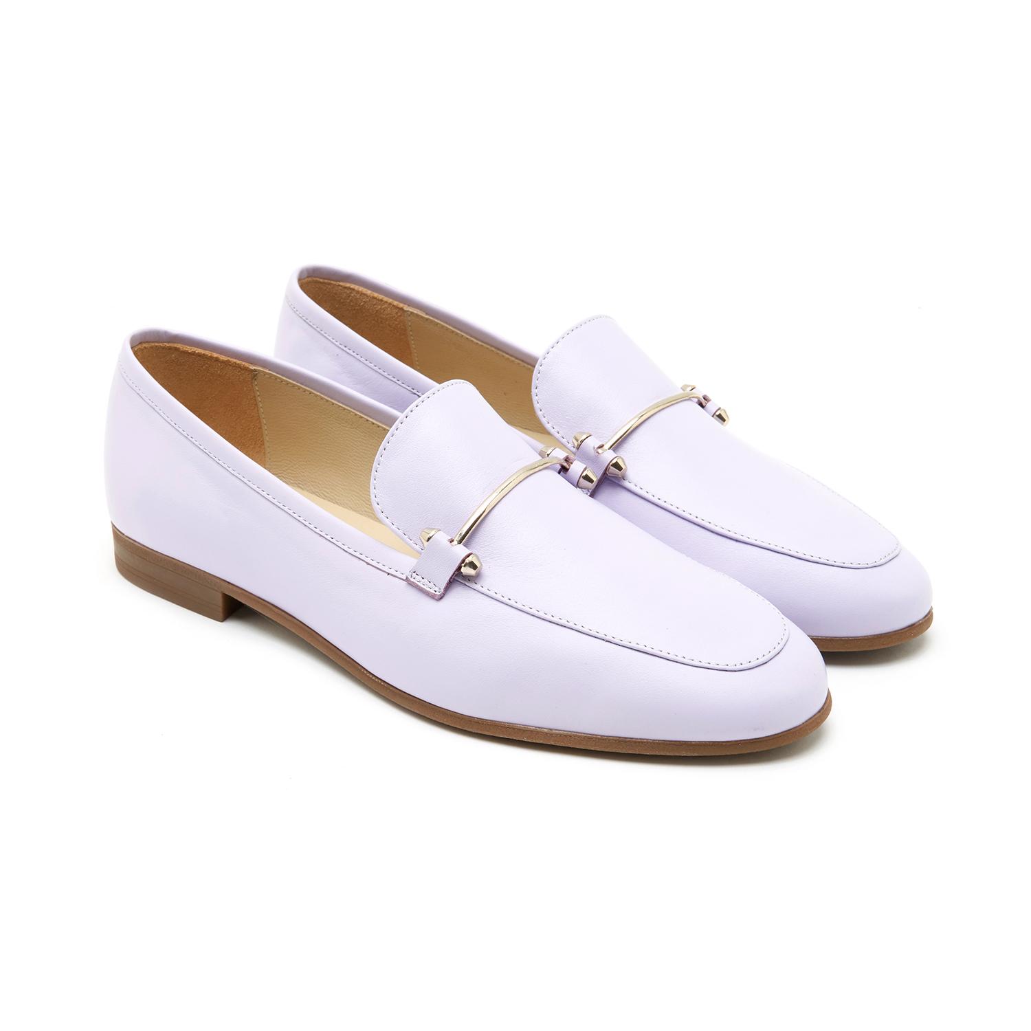 Bernardette Lila Kadın Deri Loafer 2010048781022