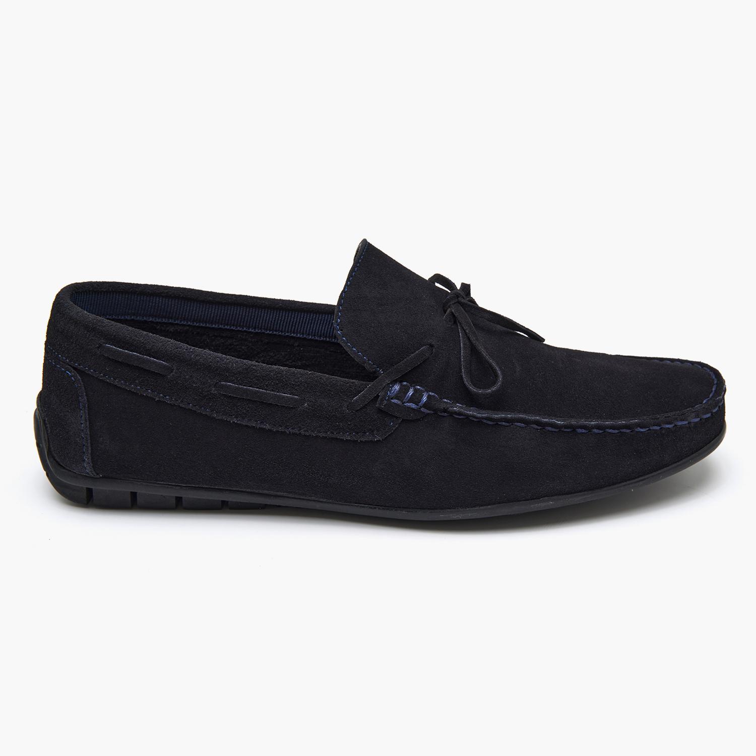 Daron Lacivert Erkek Süet Loafer 2010048961010