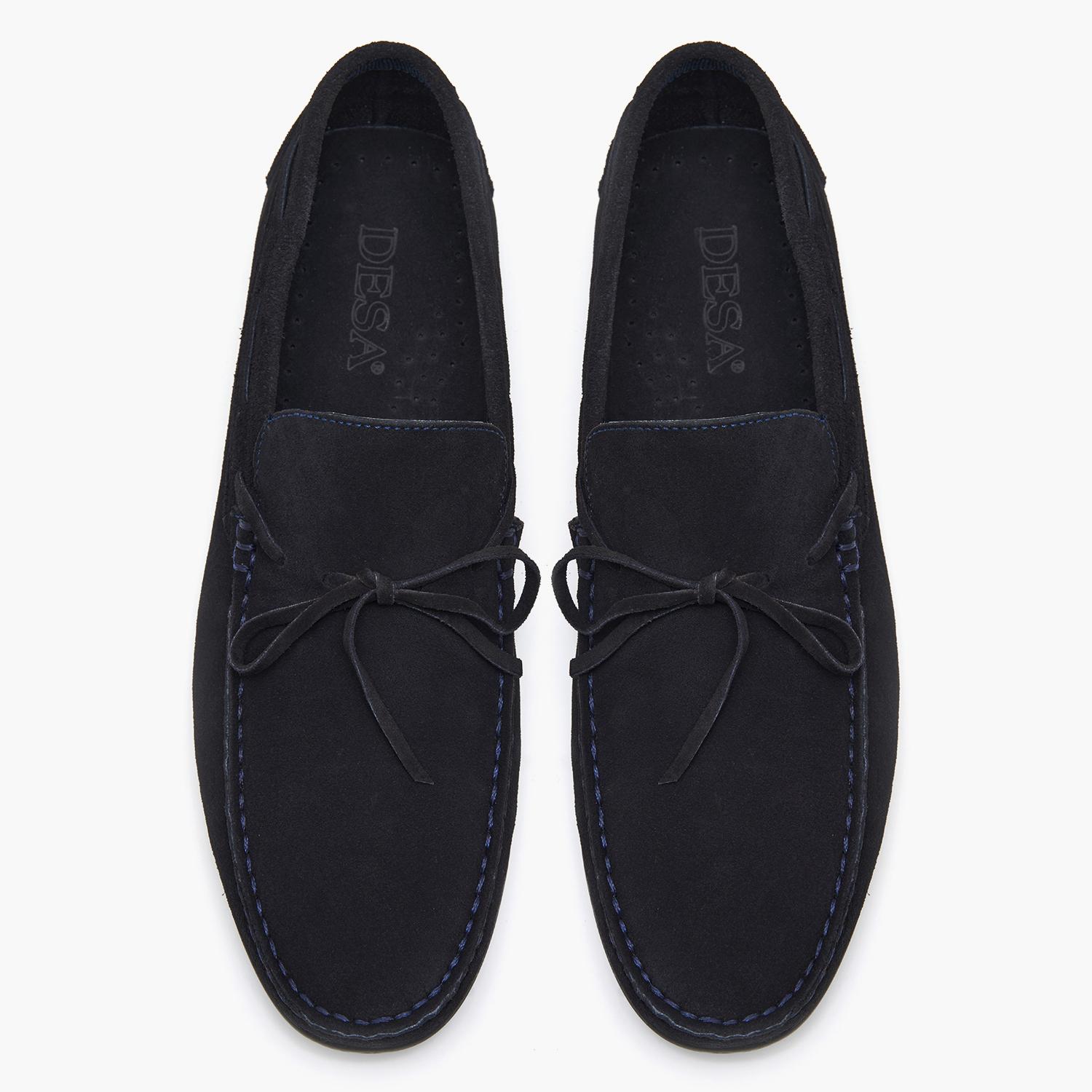 Daron Lacivert Erkek Süet Loafer 2010048961010