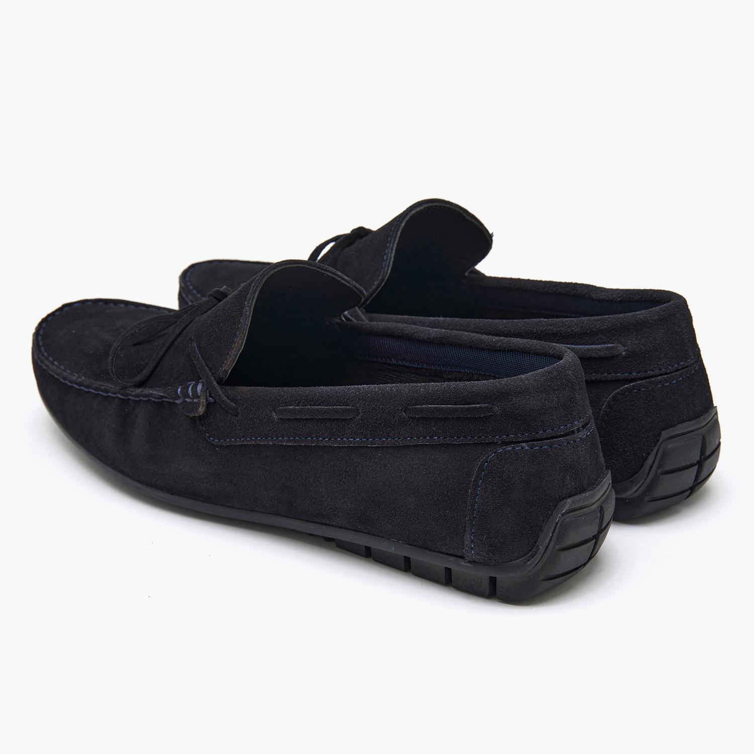 Daron Lacivert Erkek Süet Loafer 2010048961010