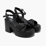 Bette Siyah Kadın Deri Sandalet 2010049196001