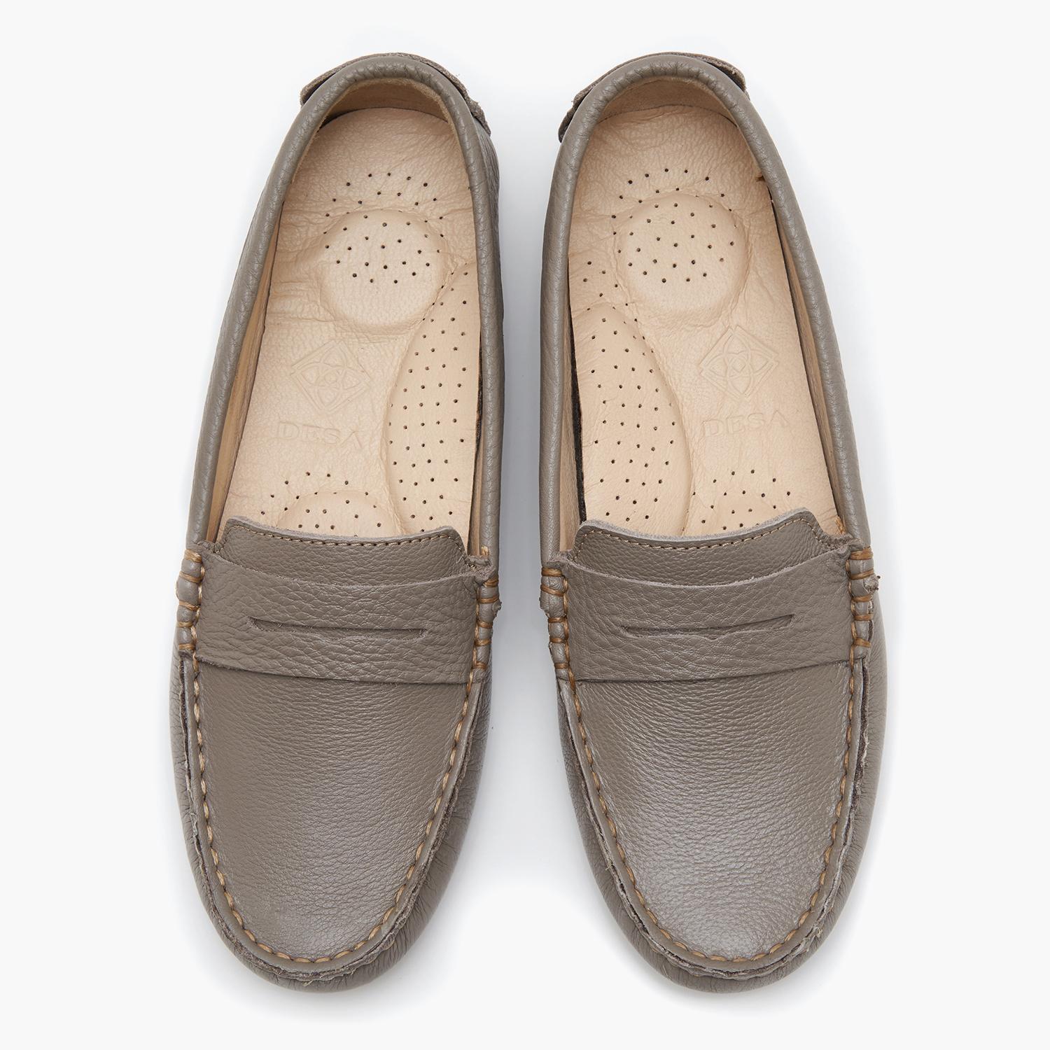 Brithney Kahve Kadın Deri Loafer 2010048766028