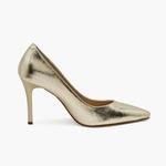 Alvera Gold Kadın Klasik Topuklu Ayakkabı 2010049634013