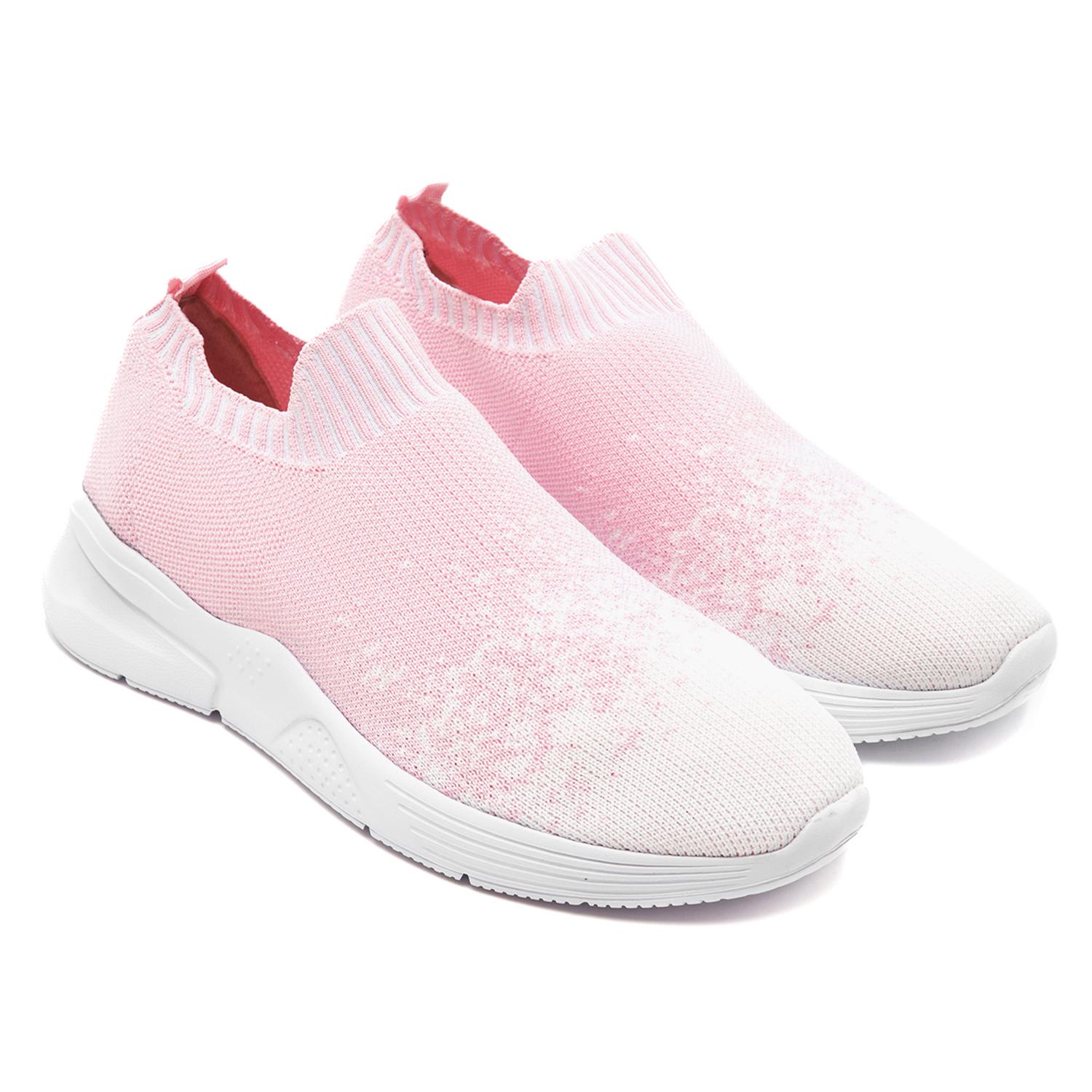 Kadın Pembe Triko Spor Ayakkabı 2010048927014