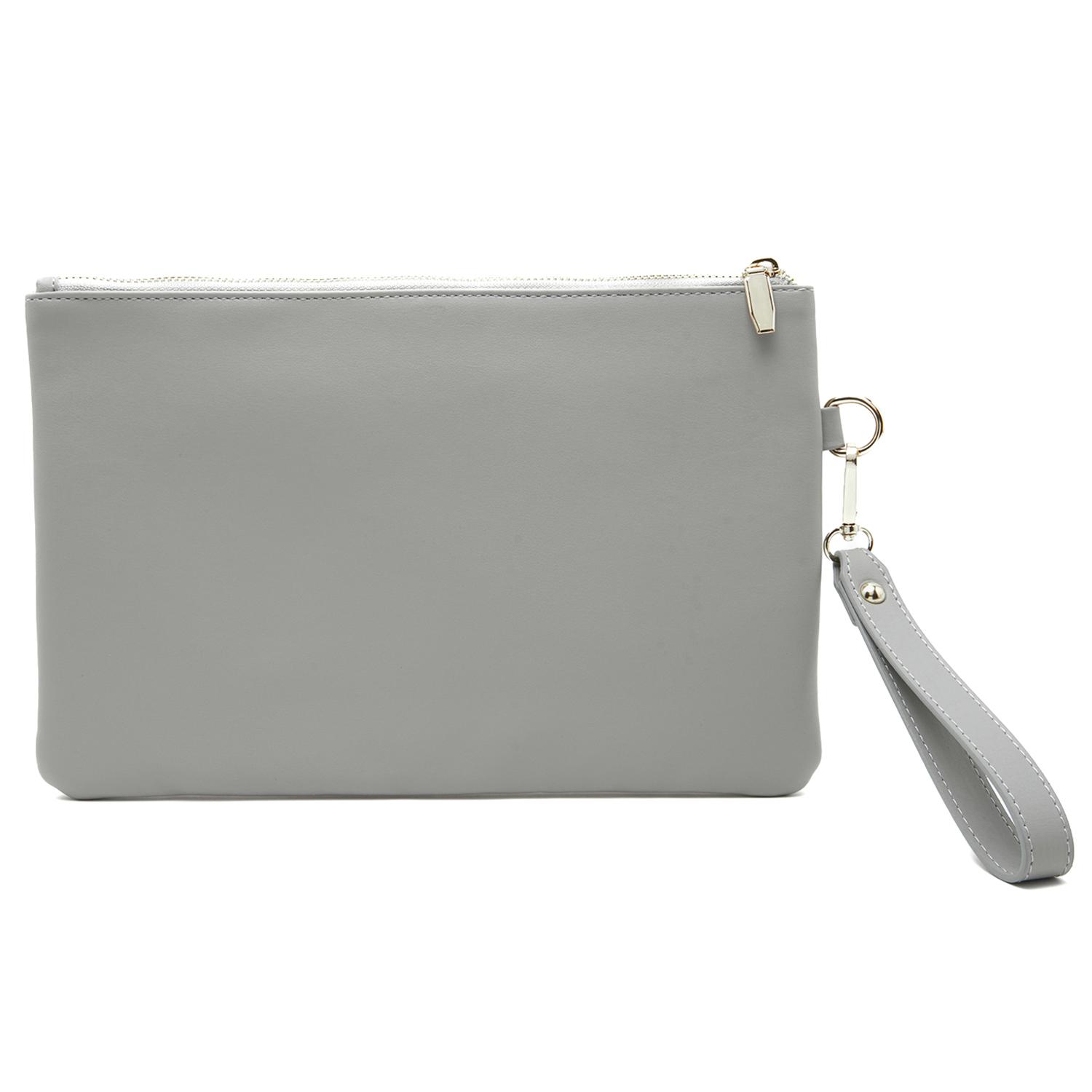 Nicole Gri Kadın Clutch 2010049029003