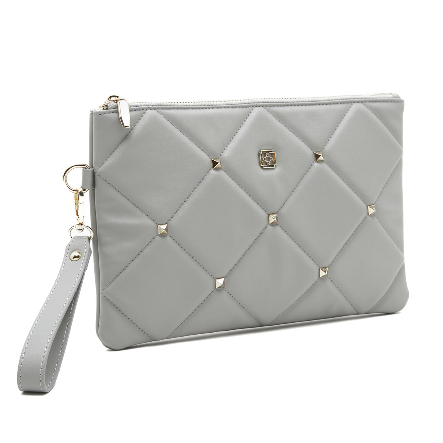 Nicole Gri Kadın Clutch 2010049029003