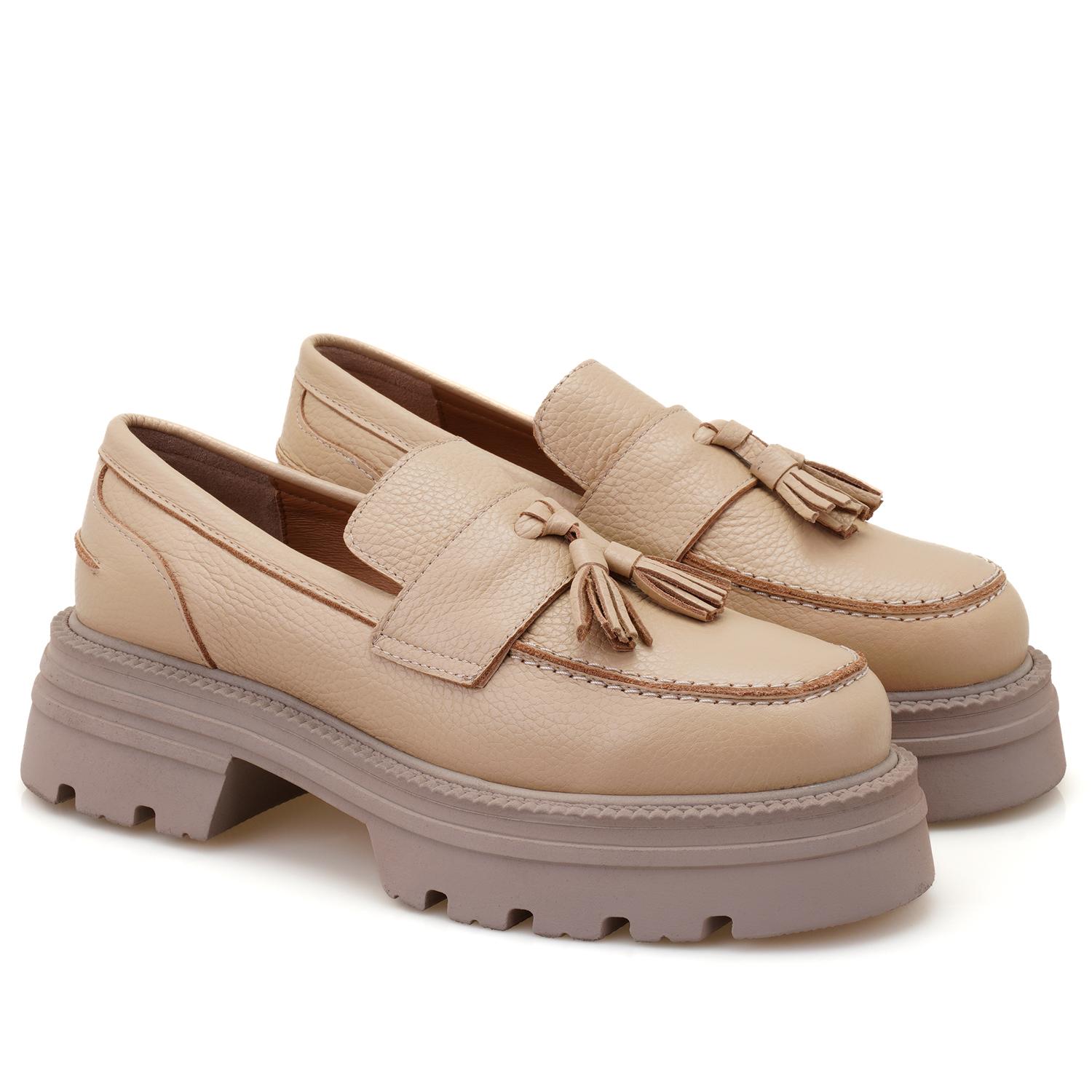 Goux Vizon Kadın Deri Loafer 2010050475005