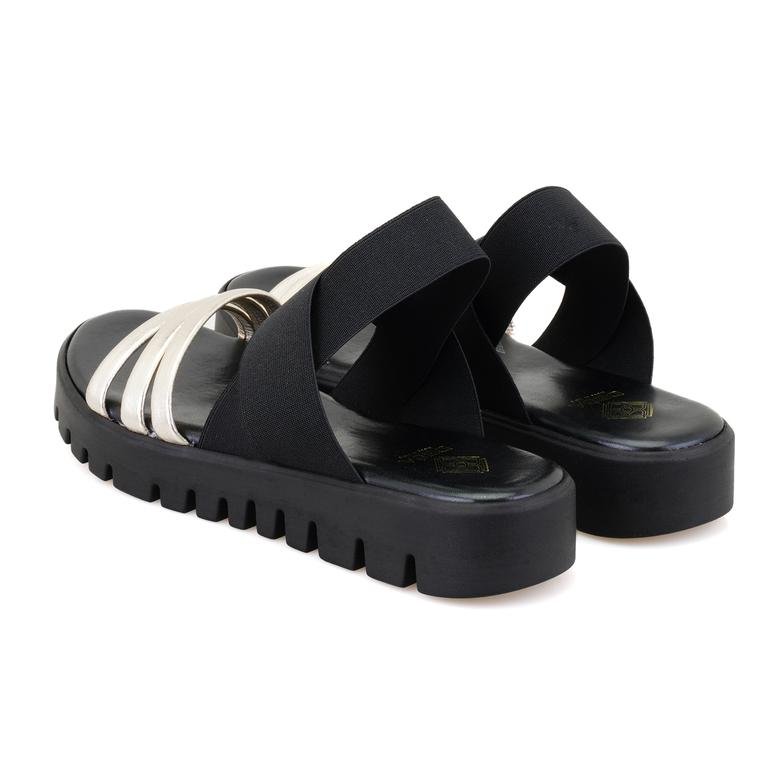 Gloaria Siyah Kadın Comfort Tabanlı Sandalet 2010050668008
