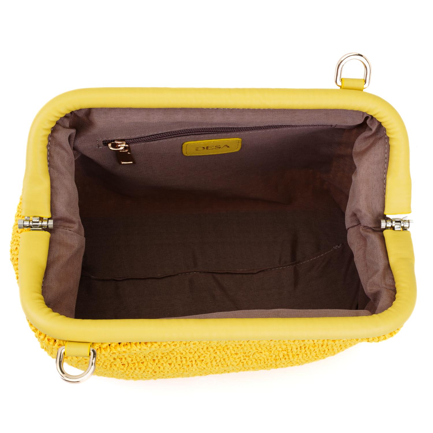 Abram Sarı Kadın Clutch Omuz Çantası 2010050986003
