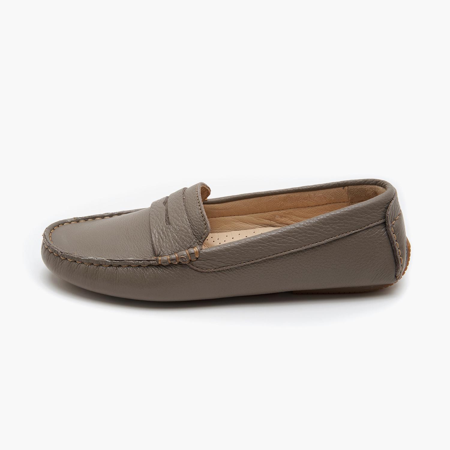 Brithney Kahve Kadın Deri Loafer 2010048766028