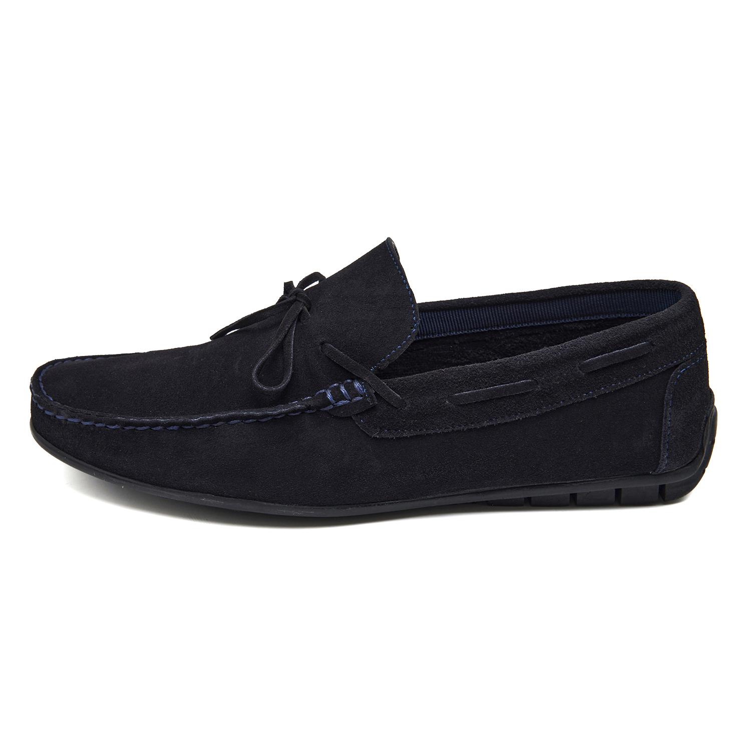 Daron Lacivert Erkek Süet Loafer 2010048961010