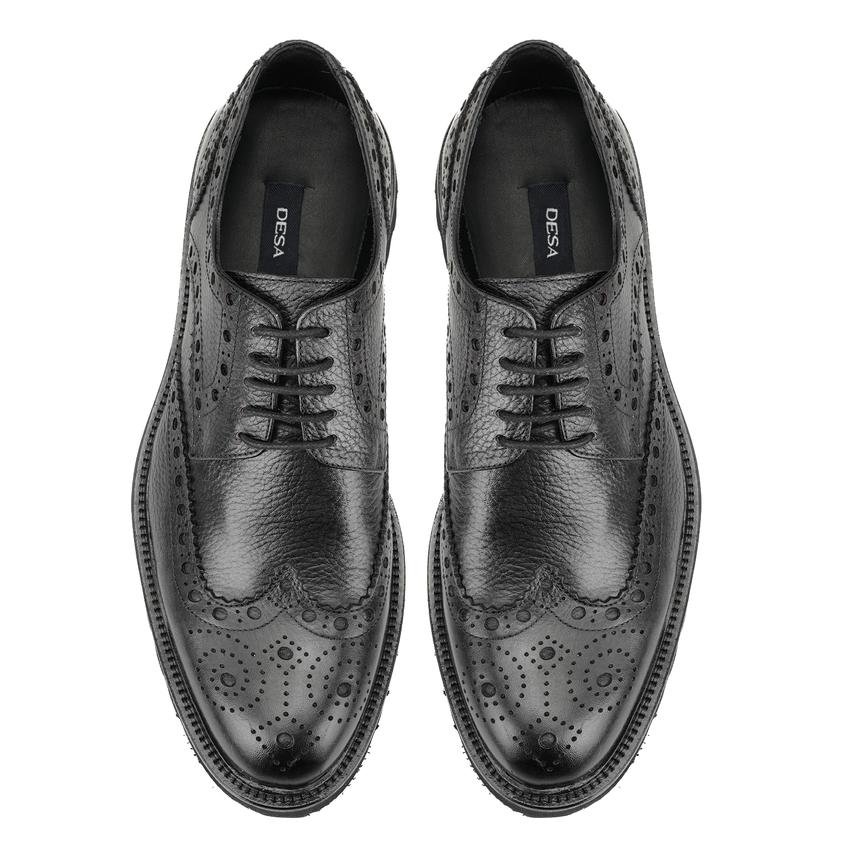 Myron Siyah Erkek Deri Klasik Ayakkabı 2010050557003