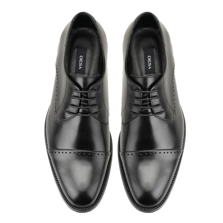 Lui Siyah Erkek Deri Klasik Ayakkabı 2010050558002