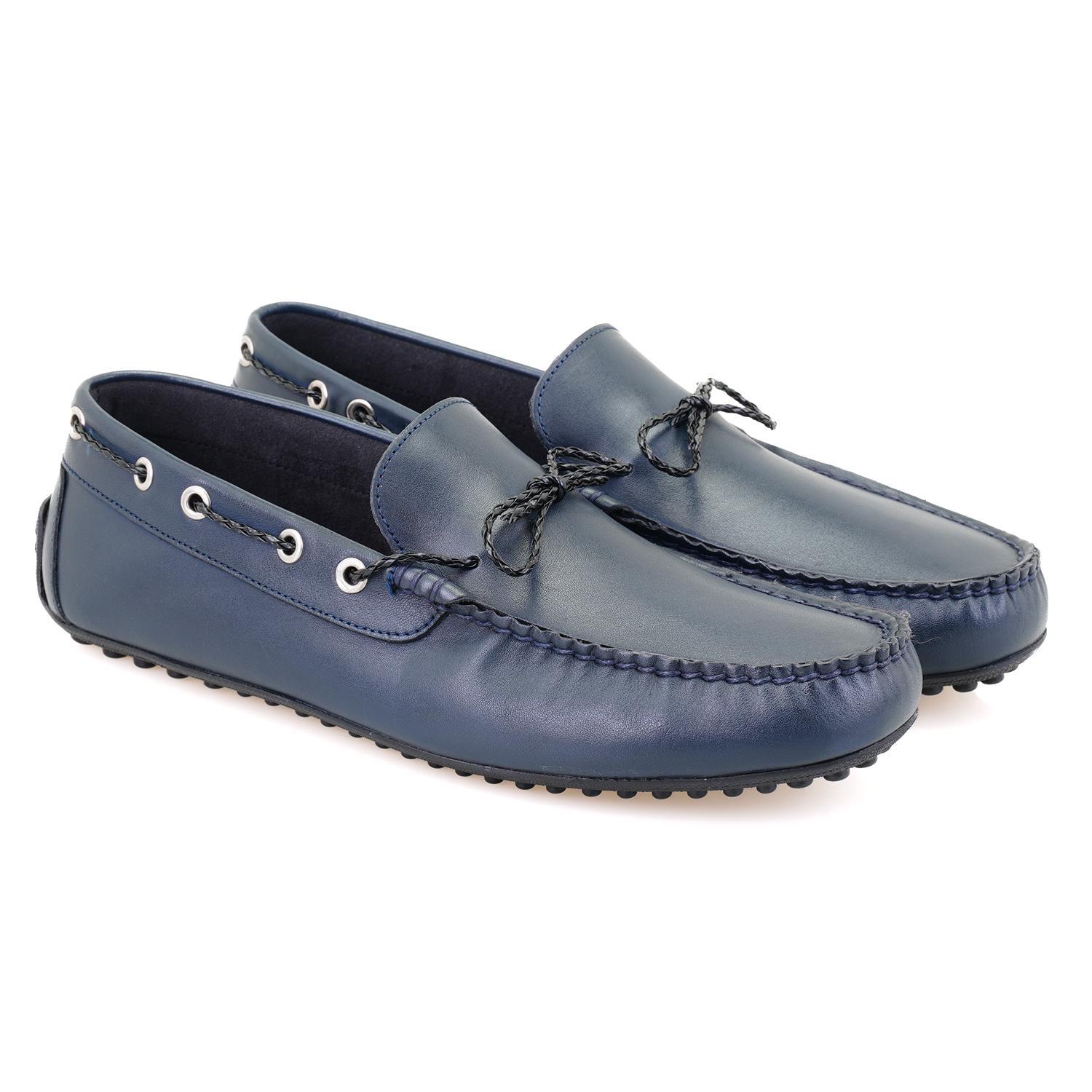 Cerise Lacivert Erkek Deri Loafer 2010050489007