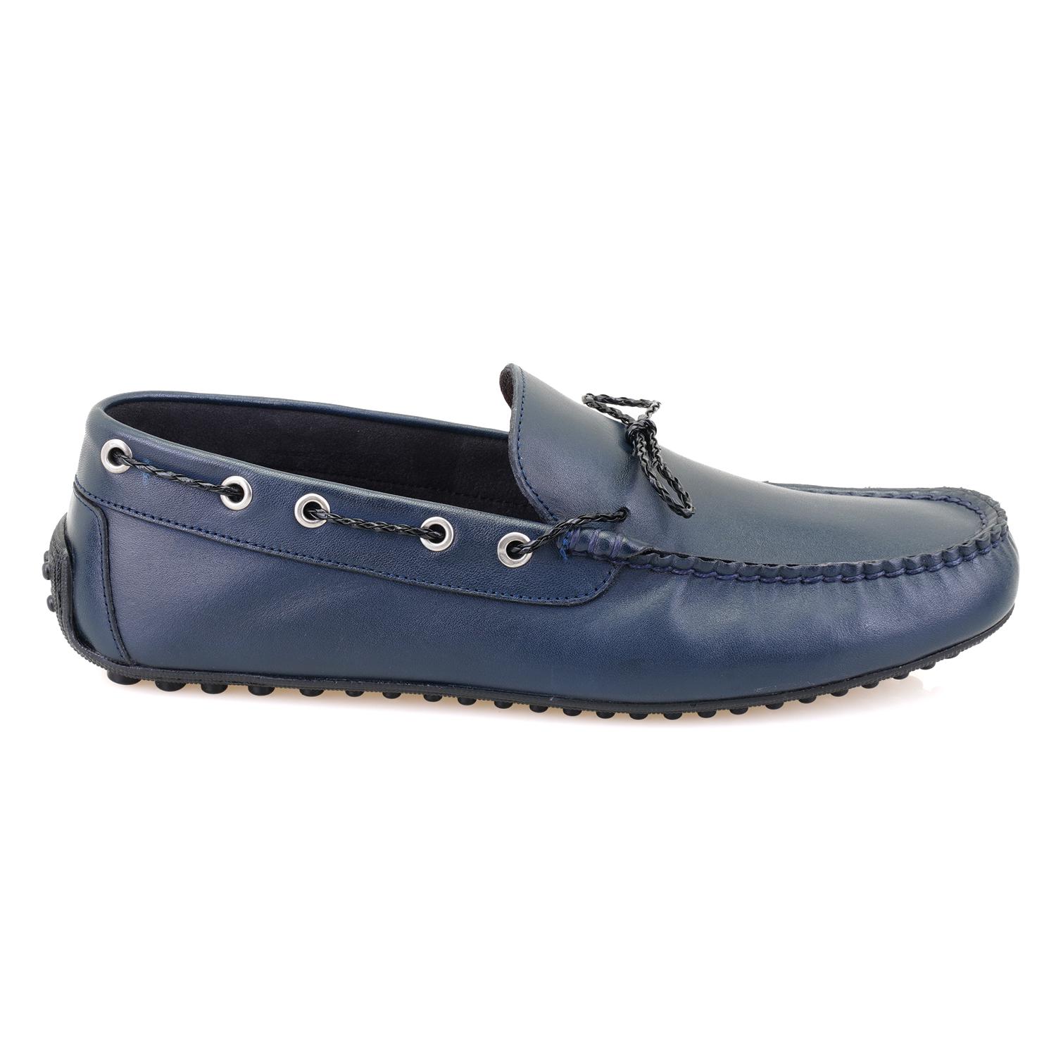 Cerise Lacivert Erkek Deri Loafer 2010050489007
