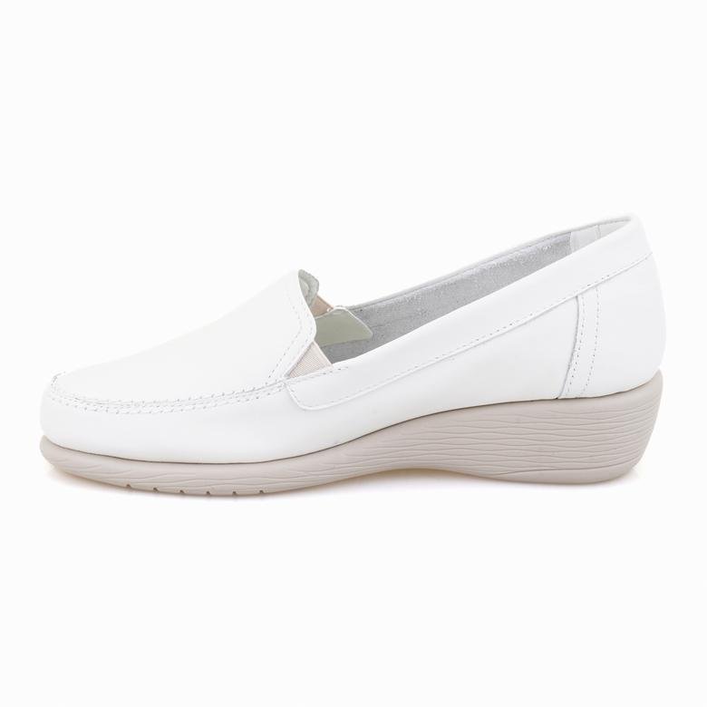 Grazzia Beyaz Kadın Aerocomfort Deri Günlük Ayakkabı 2010050513013