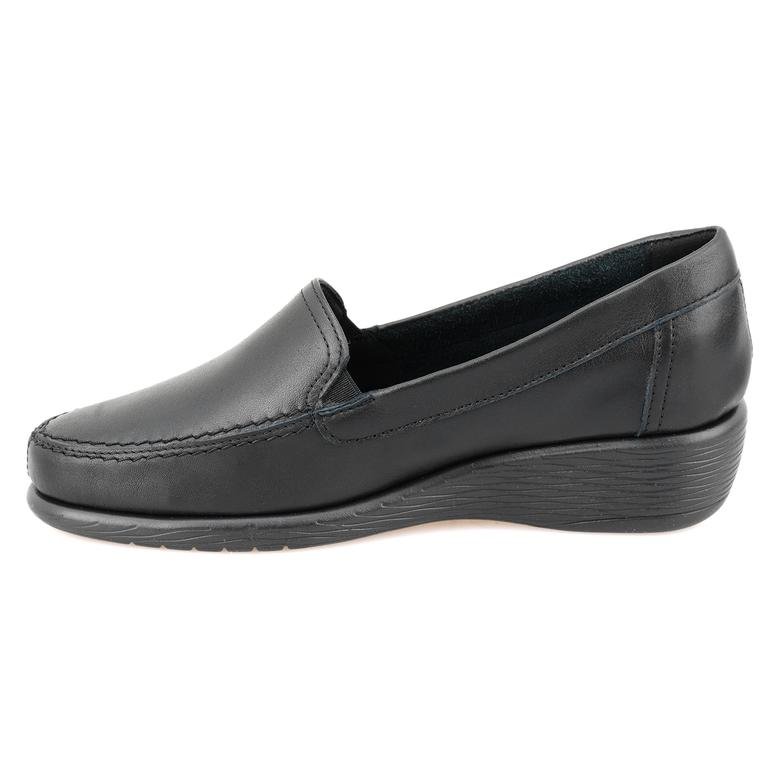 Grazzia Siyah Kadın Aerocomfort Deri Günlük Ayakkabı 2010050513001