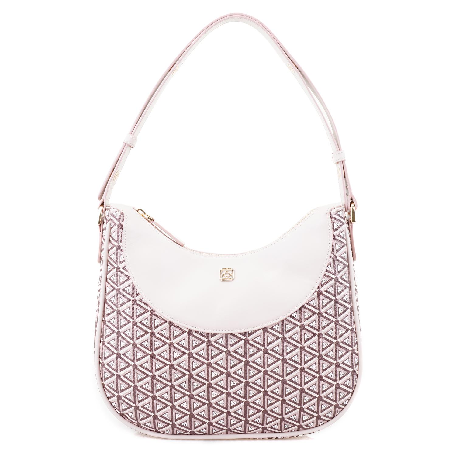 Brote Bej Kadın Monogram Omuz Çantası 1010035303002