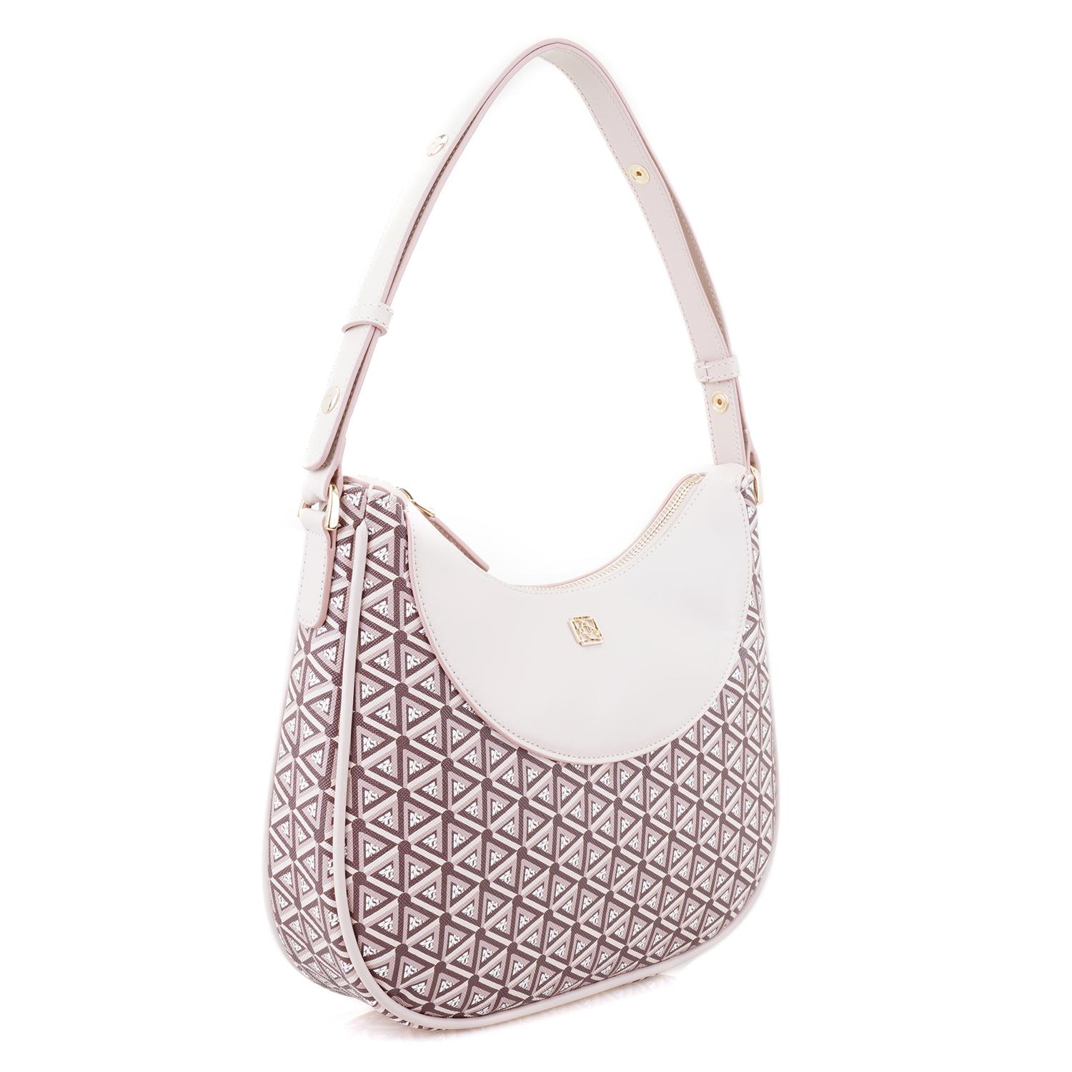 Brote Bej Kadın Monogram Omuz Çantası 1010035303002