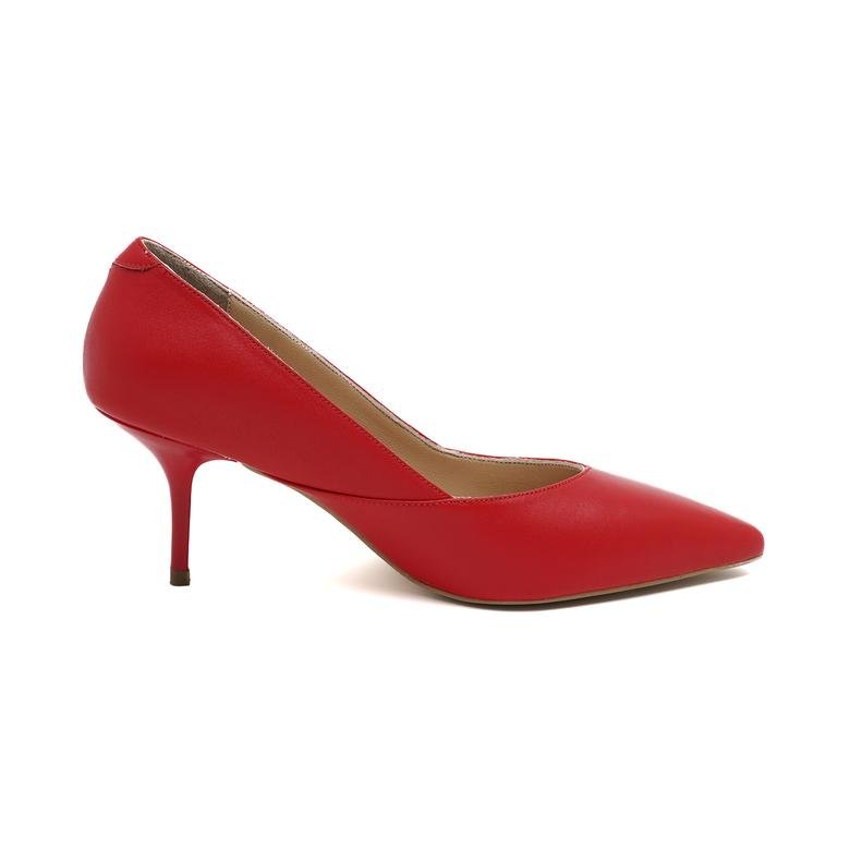 Alonsa Kırmızı Kadın Deri Klasik Ayakkabı 2010049638006