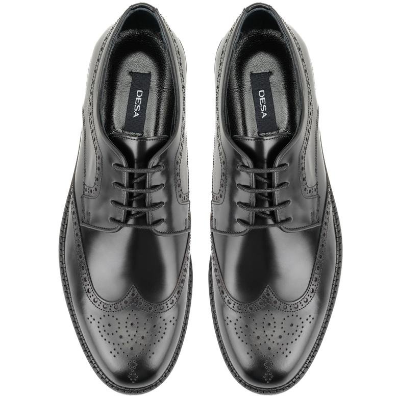 Siyah Erkek Deri Klasik Ayakkabı 2010050962002
