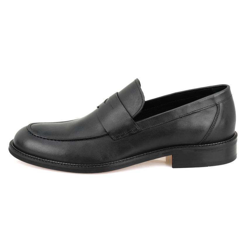 Siyah Erkek Deri Klasik Ayakkabı 2010050968003