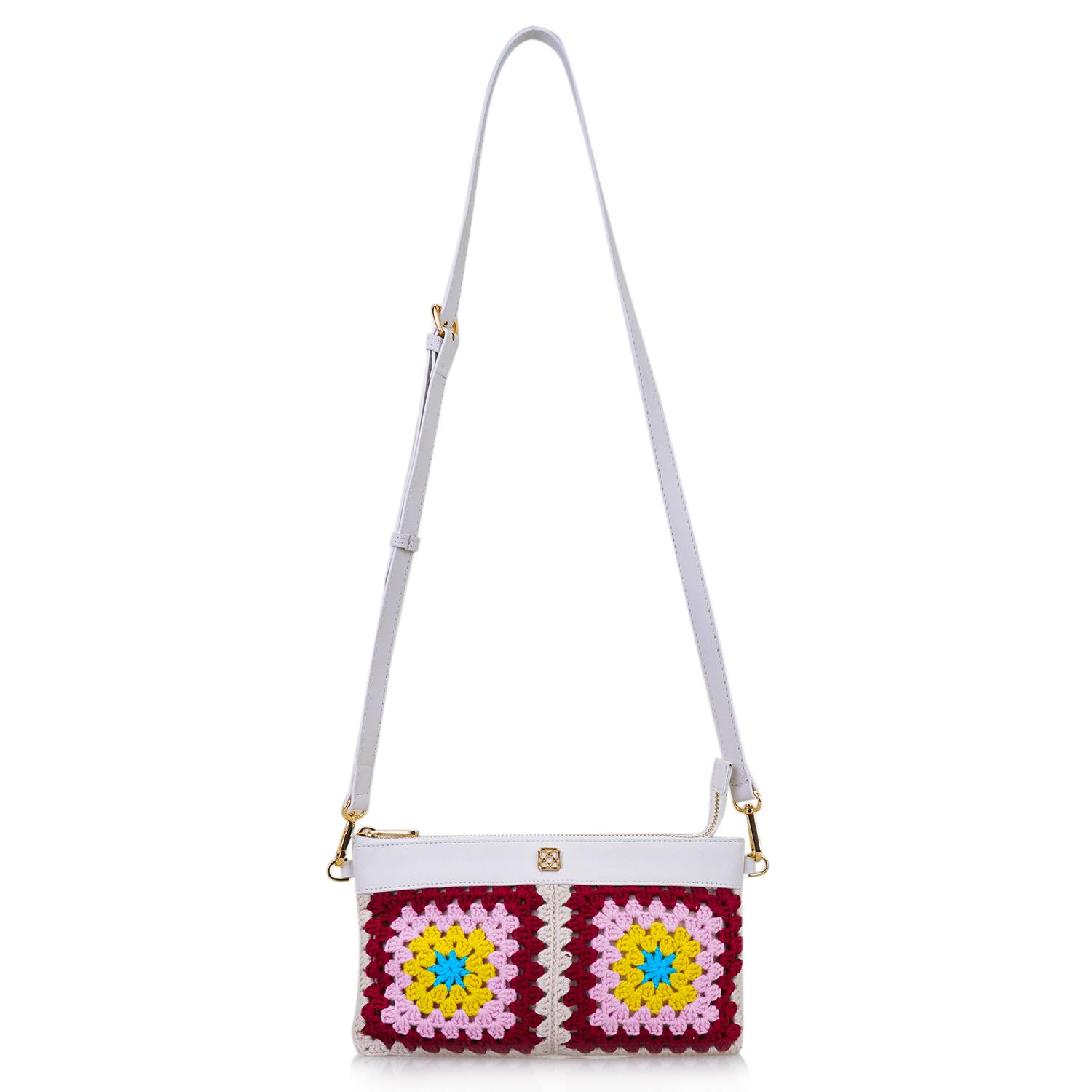 Bordo Kadın Örgülü Omuz Çantası 2010051515001