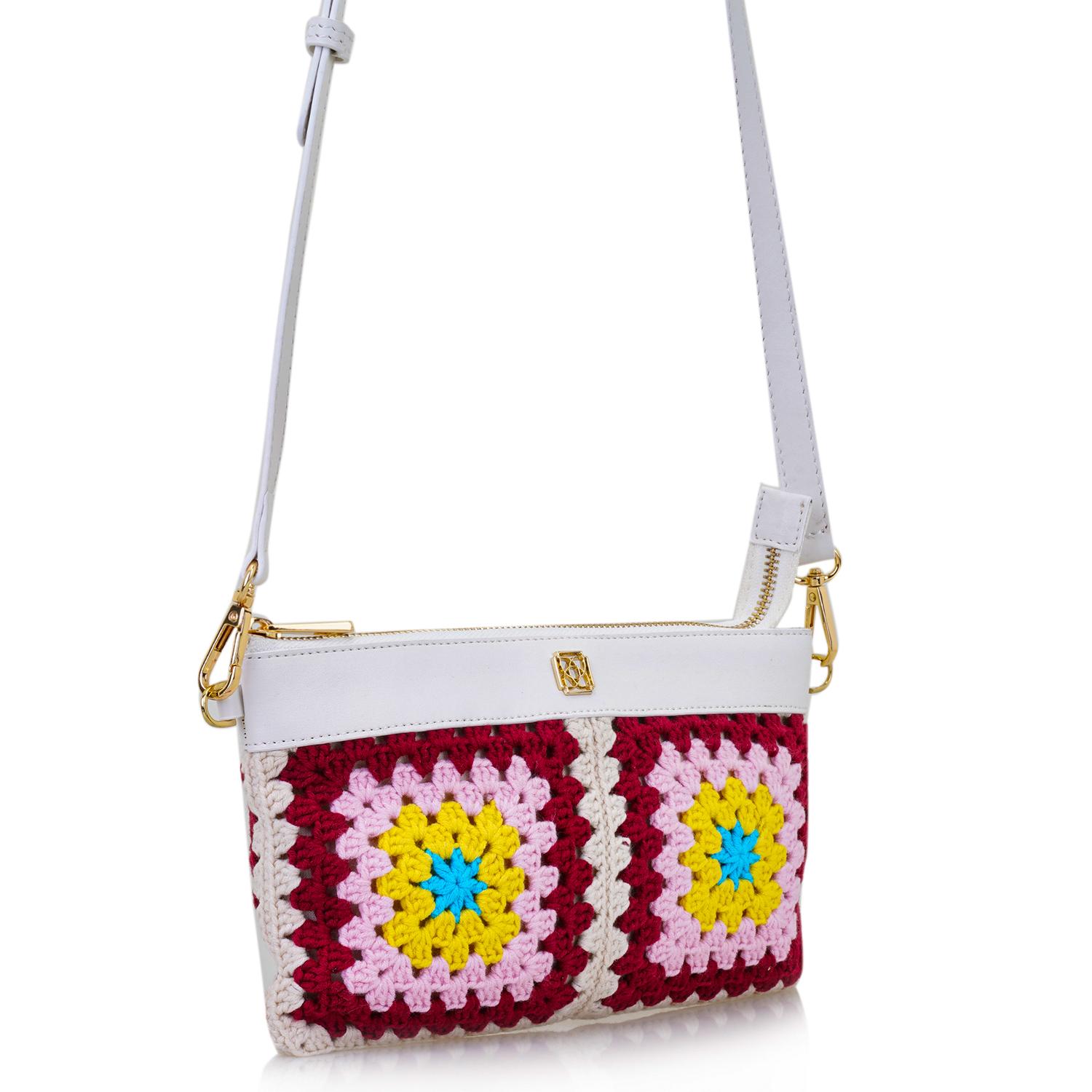 Bordo Kadın Örgülü Omuz Çantası 2010051515001