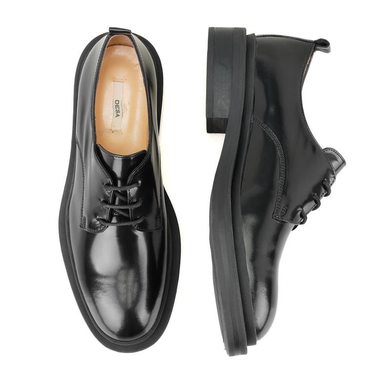 Tarde Siyah Kadın Deri Klasik Ayakkabı 2010051511002