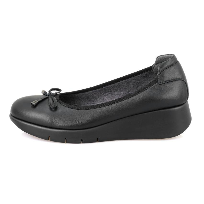 Brunel Siyah Kadın Aerocomfort Günlük Deri Ayakkabı 2010051528006