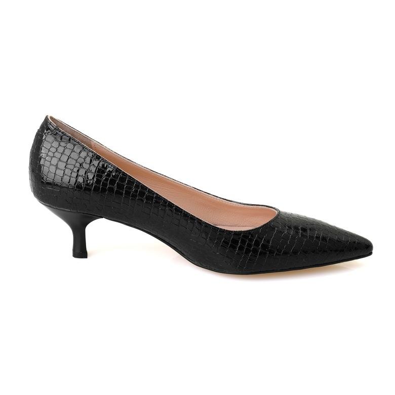 Nomi Siyah Kadın Klasik Topuklu Ayakkabı 2010051864003