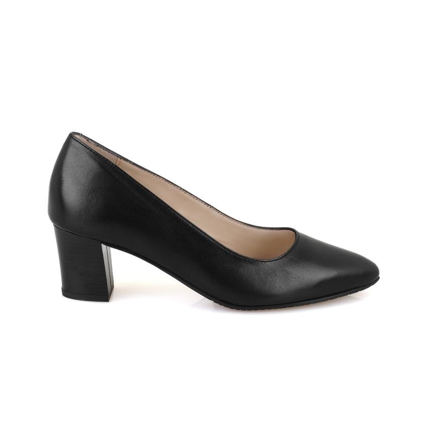 Celine Siyah Kadın Topuklu Deri Klasik Ayakkabı 2010052337002