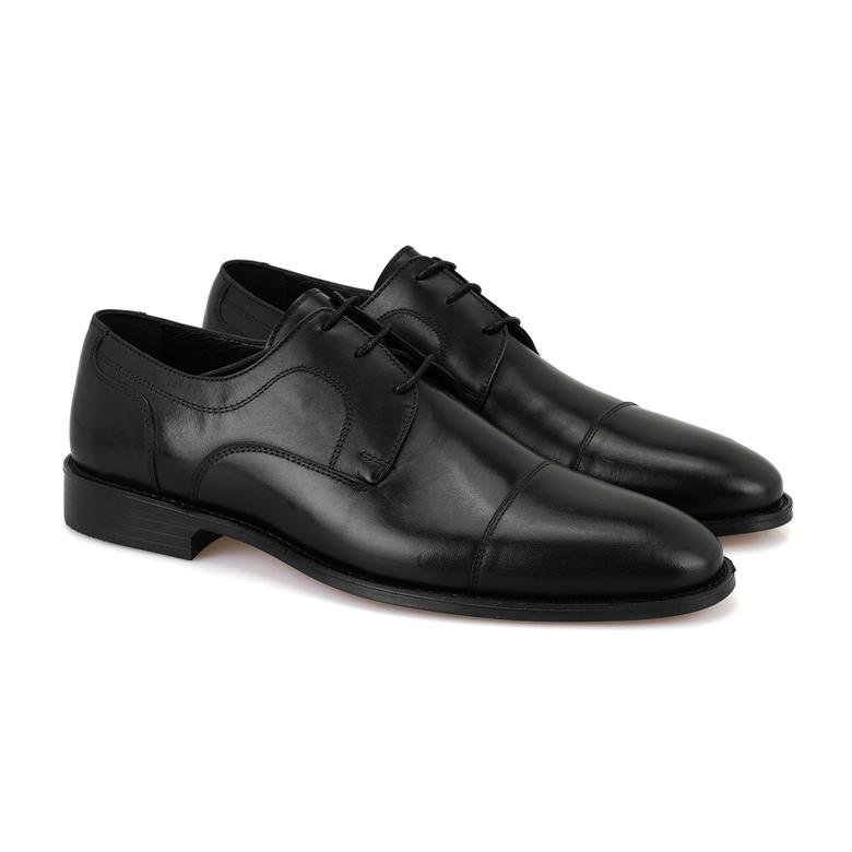 Hardy Siyah Erkek Deri Klasik Ayakkabı 2010052667003