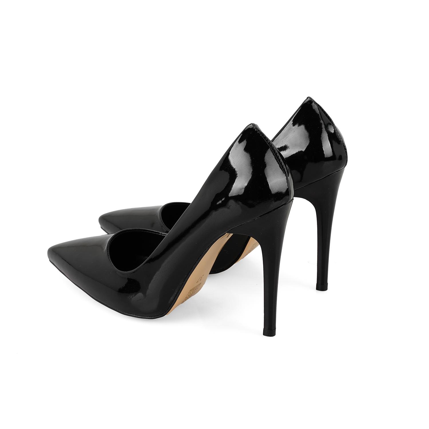 Ramona Siyah Kadın Topuklu Deri Stiletto 2010052953002