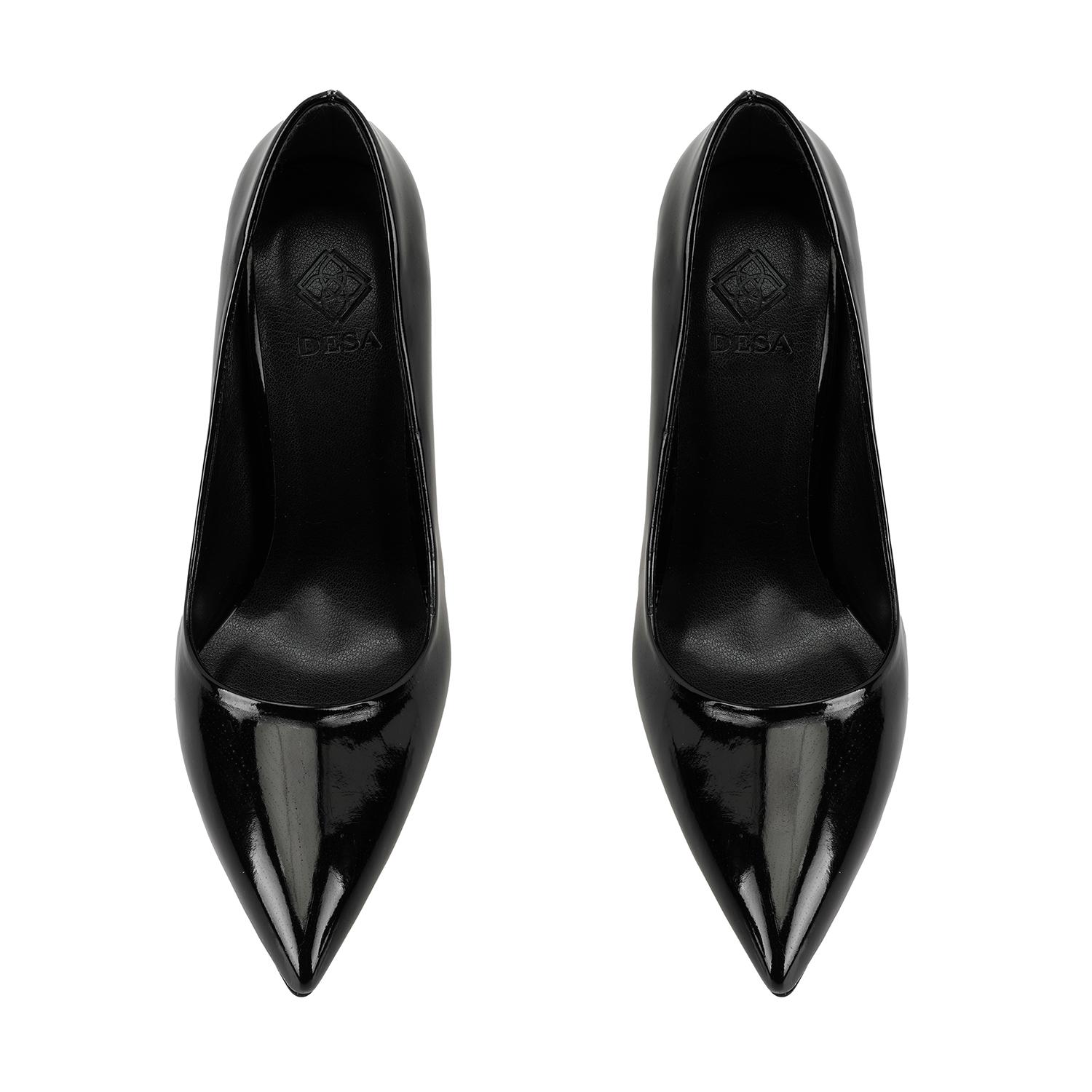 Ramona Siyah Kadın Topuklu Deri Stiletto 2010052953002