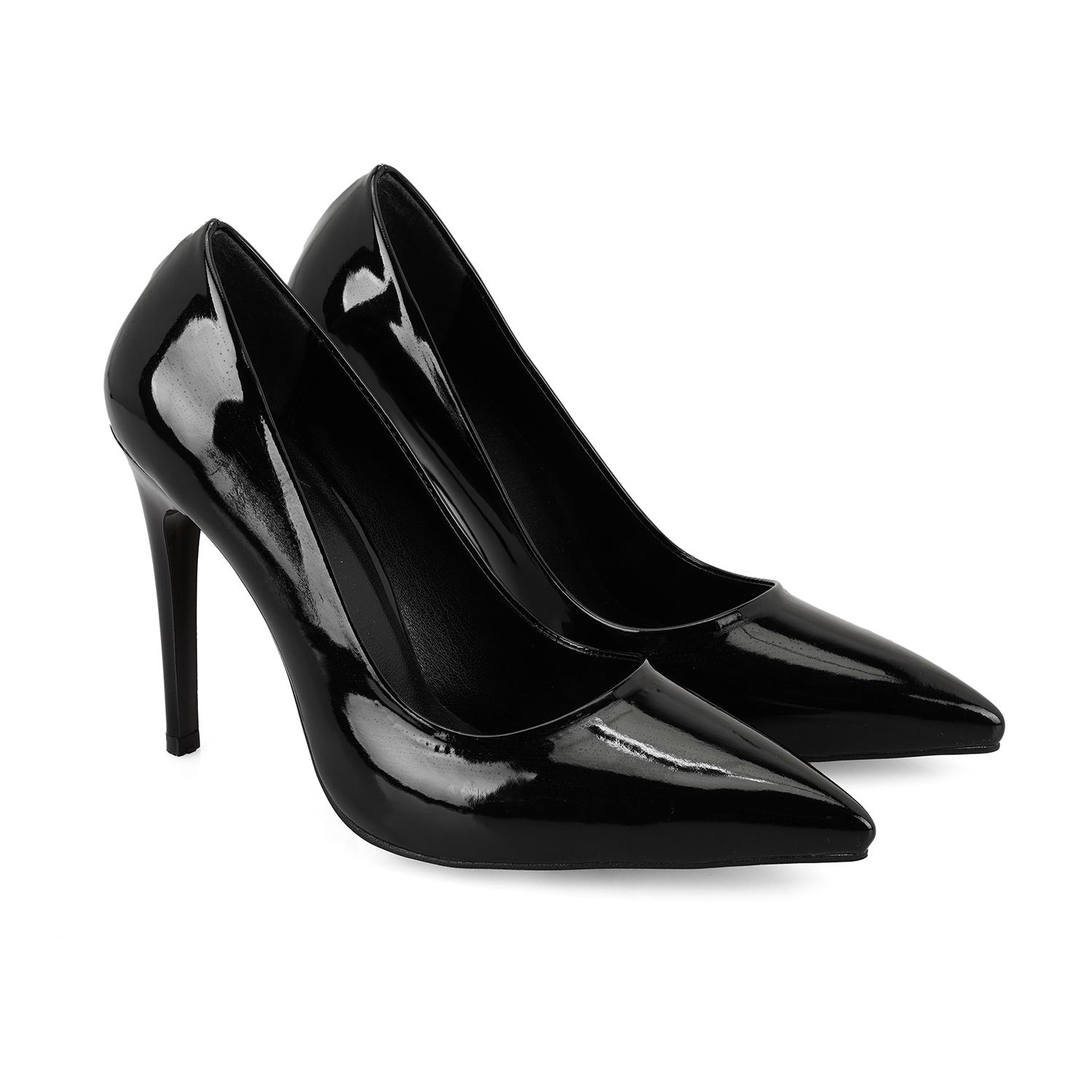 Ramona Siyah Kadın Topuklu Deri Stiletto 2010052953002